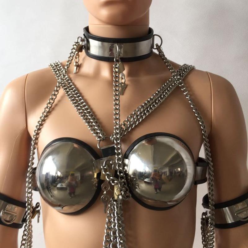 10 in 1 Stainless Steel Ultimate Sissy Chastity, gallery view 4