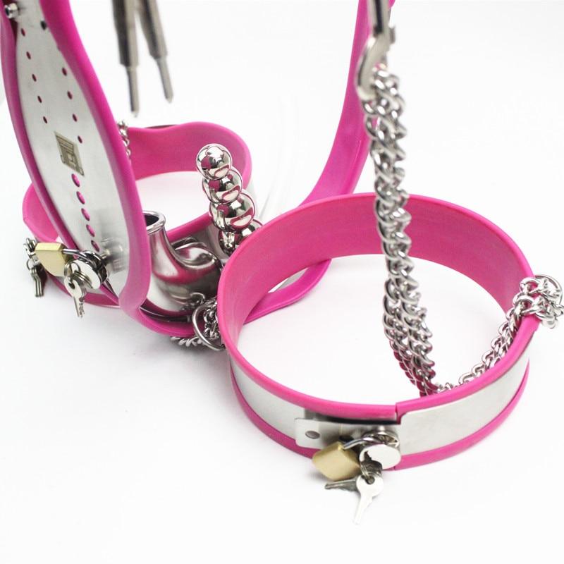 10 in 1 Stainless Steel Ultimate Sissy Chastity, gallery view 13