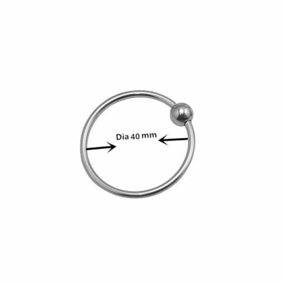 Beginner-Friendly Stainless Beaded Cock Ring BDSM, gallery view 6
