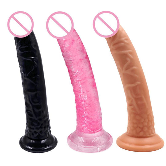 Long Thin Dildo With Suction Cup product view