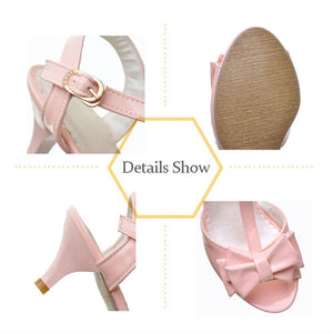 Sissy Shoes - Bow Sandals