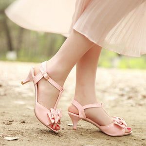 Sissy Shoes - Bow Sandals