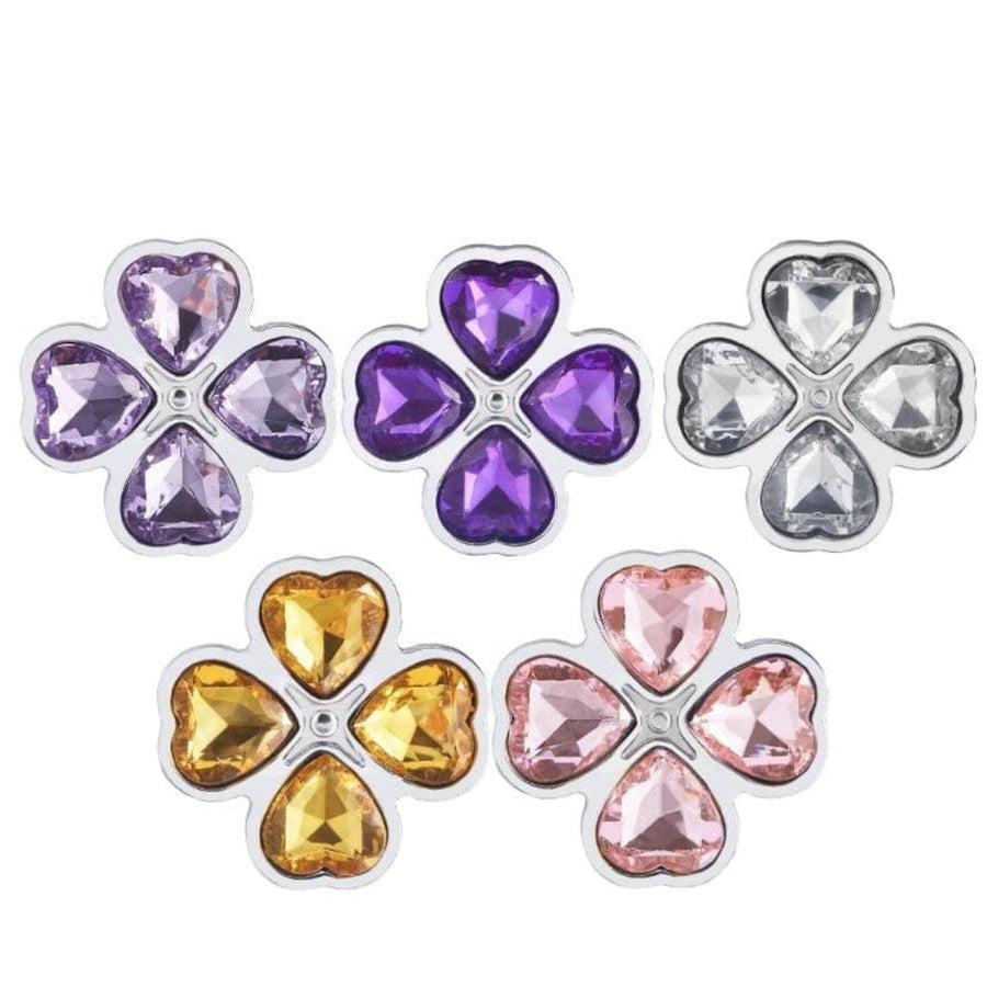 Random Four Leaf Clover Jeweled Butt Plug BDSM, gallery view 6
