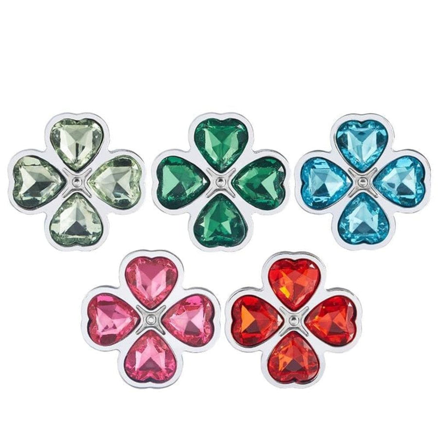 Random Four Leaf Clover Jeweled Butt Plug BDSM, gallery view 7