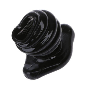 Rippled Tunnel Butt Plug 3.66 Inches Long BDSM