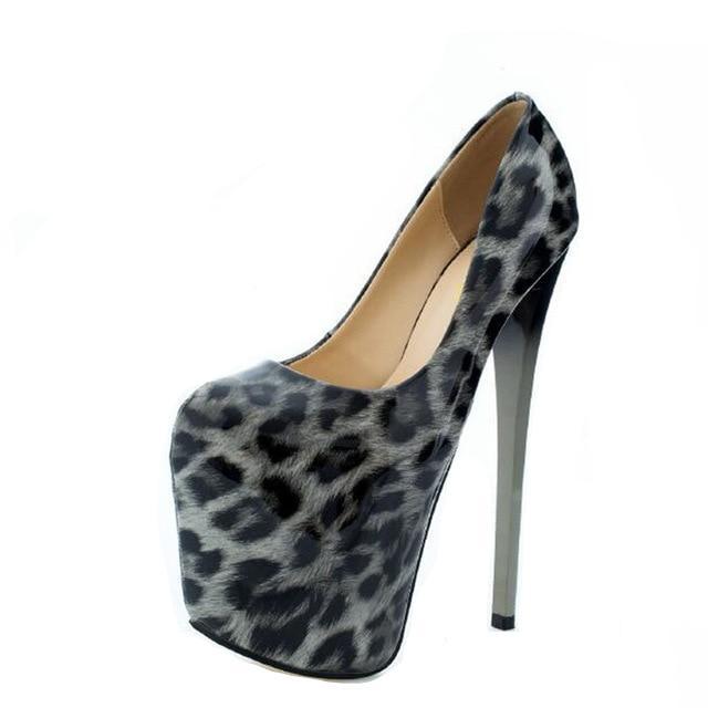 "Tranny Lilly" Leopard Pumps, gallery view 3
