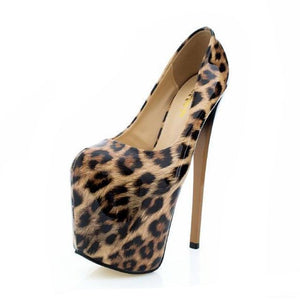"Tranny Lilly" Leopard Pumps