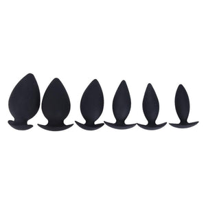 Convex-Shaped Silicone Butt Plug