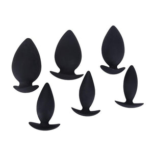 Convex-Shaped Silicone Butt Plug