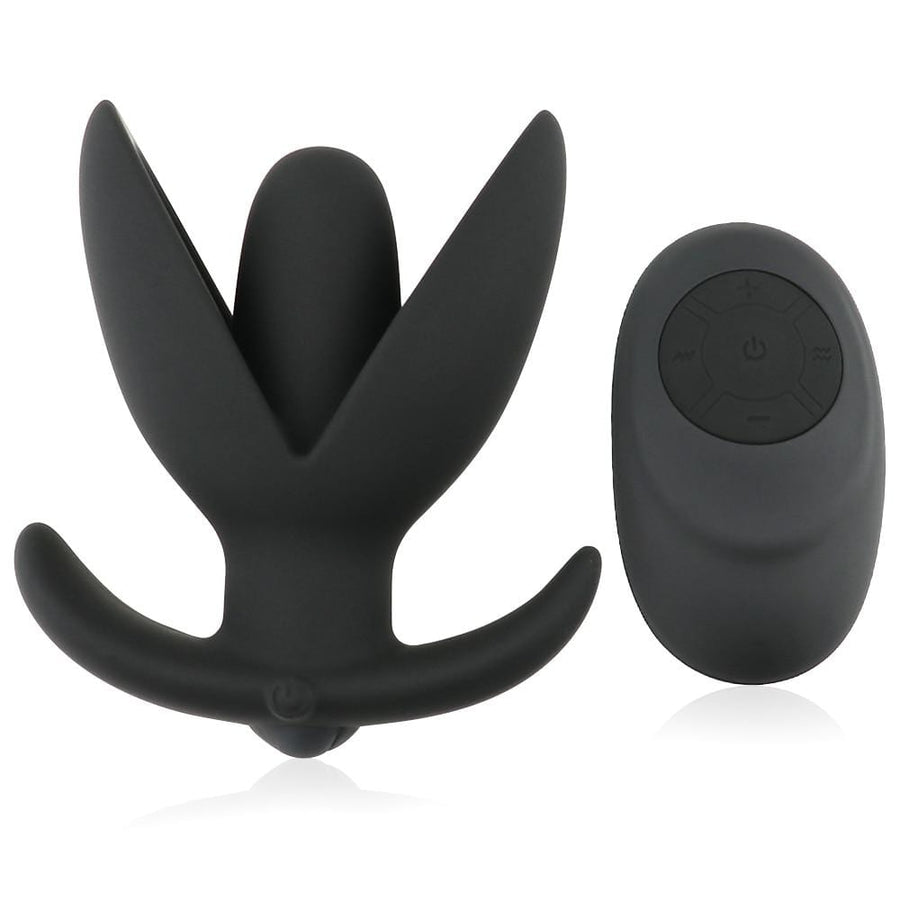 Blooming Flower 10-Speed Vibrating Butt Plug, gallery view 2