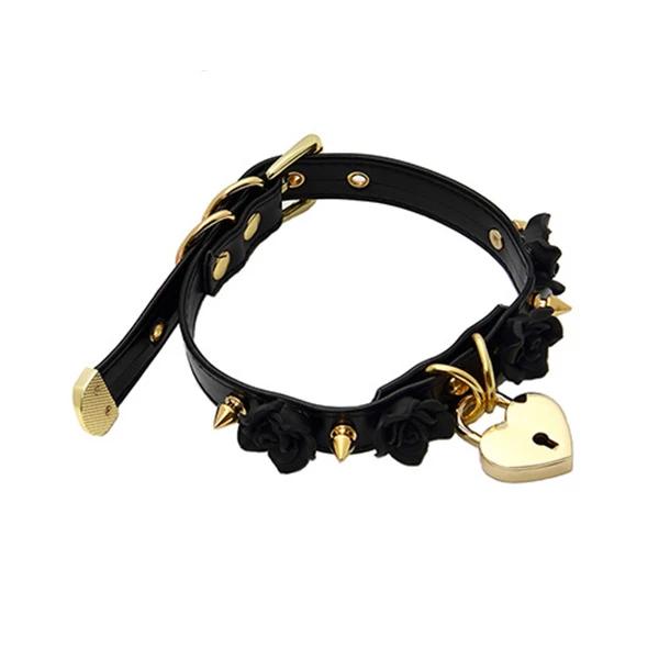 Sissy Kitty Rose Lockable Choker, gallery view 7