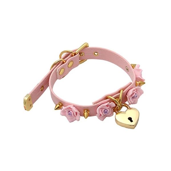 Sissy Kitty Rose Lockable Choker, gallery view 3
