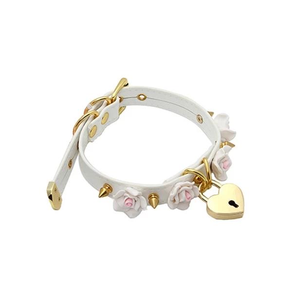 Sissy Kitty Rose Lockable Choker, gallery view 6