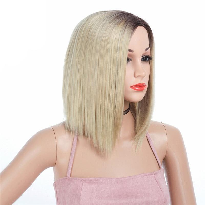 14 Inches Short Straight Wig, gallery view 2