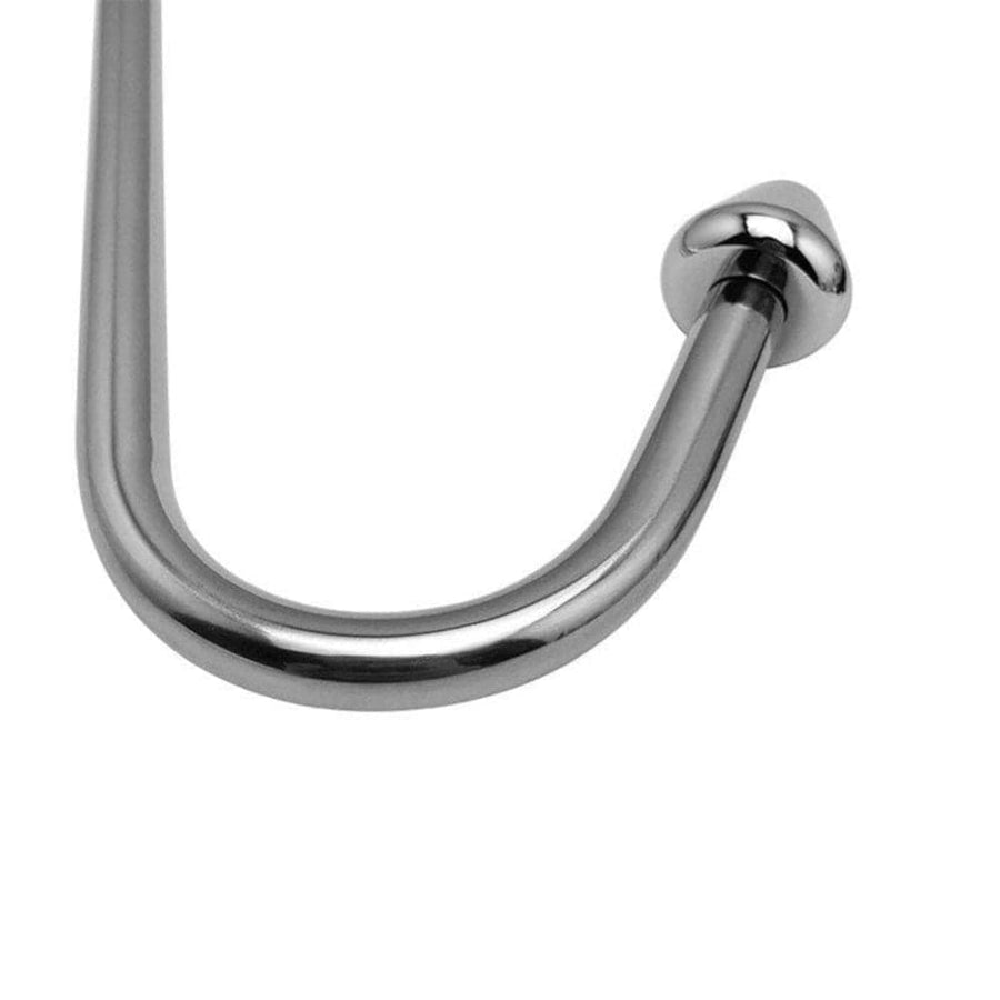 Metal Cone-Shaped Bead Anal Hook 9.84 Inches Long, gallery view 3