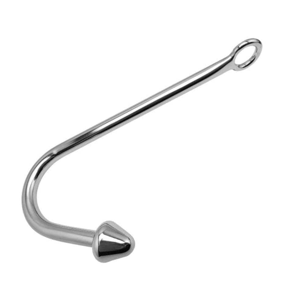 Metal Cone-Shaped Bead Anal Hook 9.84 Inches Long