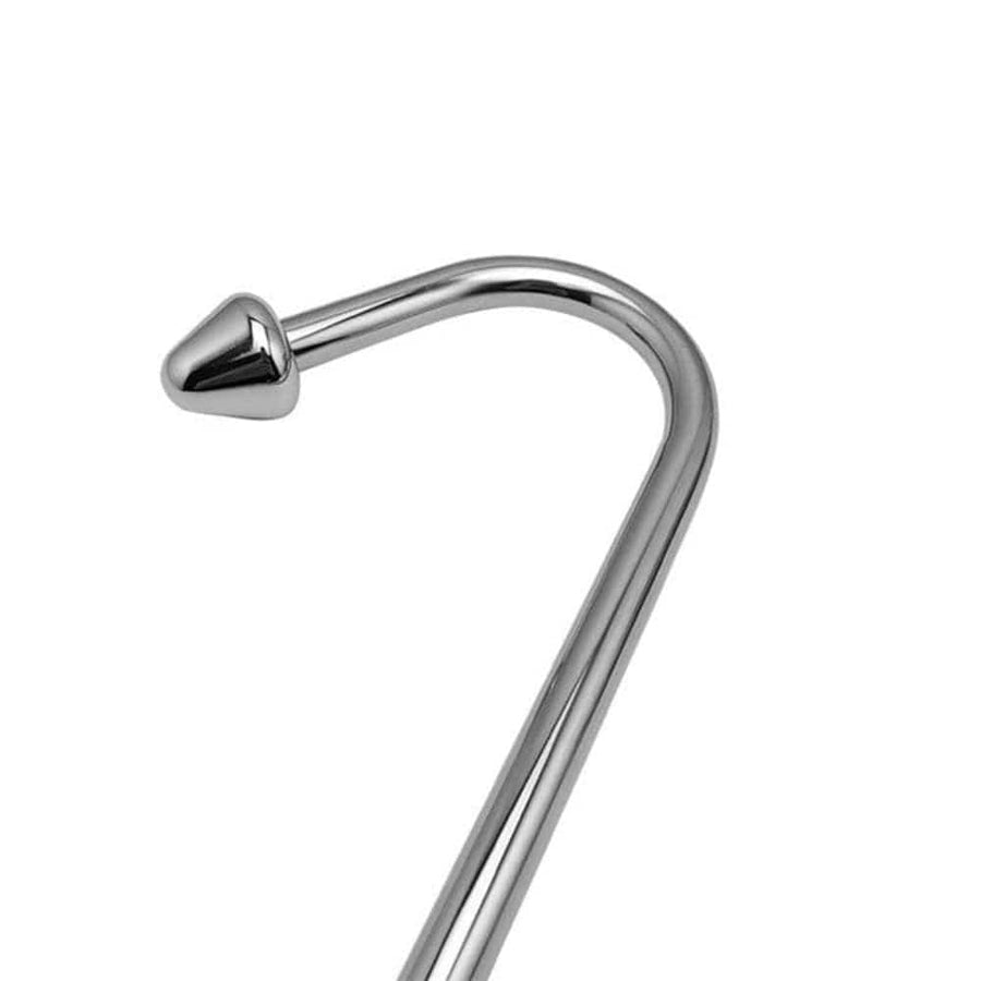 Metal Cone-Shaped Bead Anal Hook 9.84 Inches Long, gallery view 4