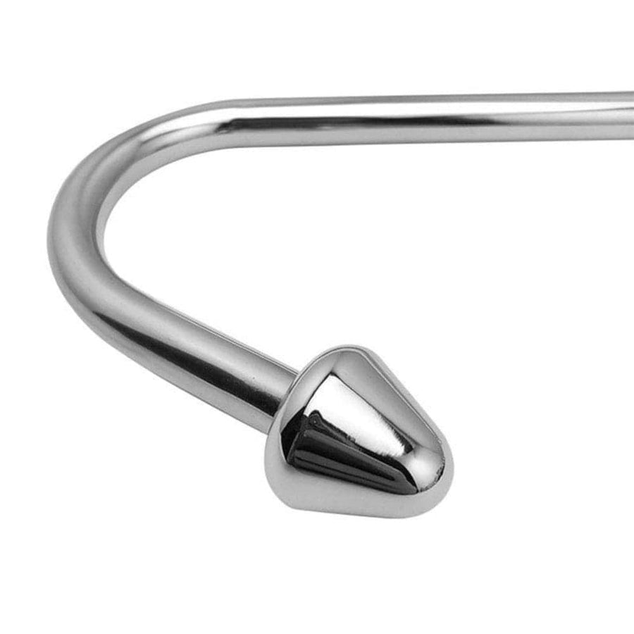 Metal Cone-Shaped Bead Anal Hook 9.84 Inches Long, gallery view 5