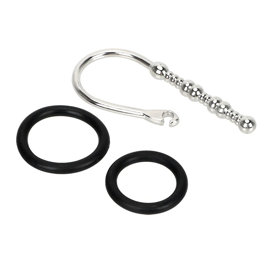 Beaded Sperm Stopper With Silicone Ring BDSM, gallery view 5