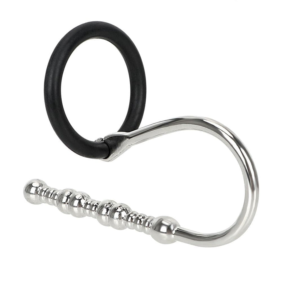 Beaded Sperm Stopper With Silicone Ring BDSM, gallery view 4