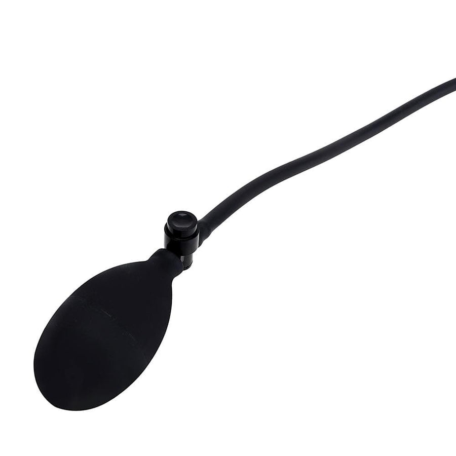 Black Pleasure Device Inflatable Dildo, gallery view 2