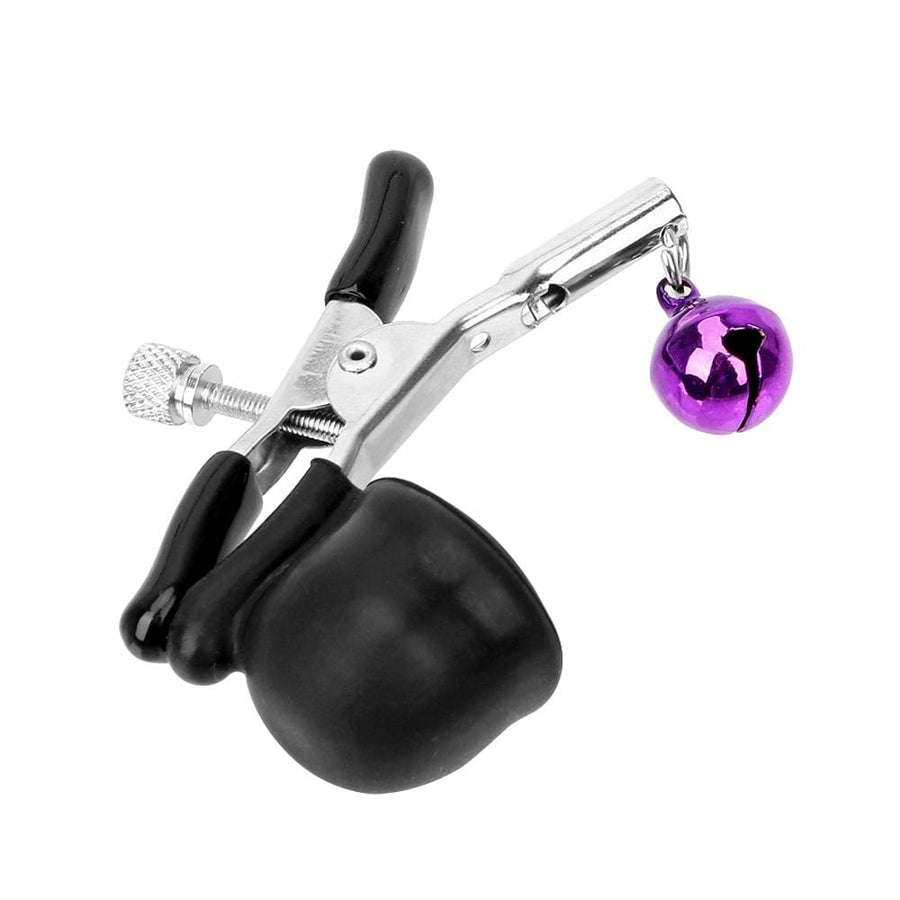 BDSM Vibrating Nipple Clamps, gallery view 2