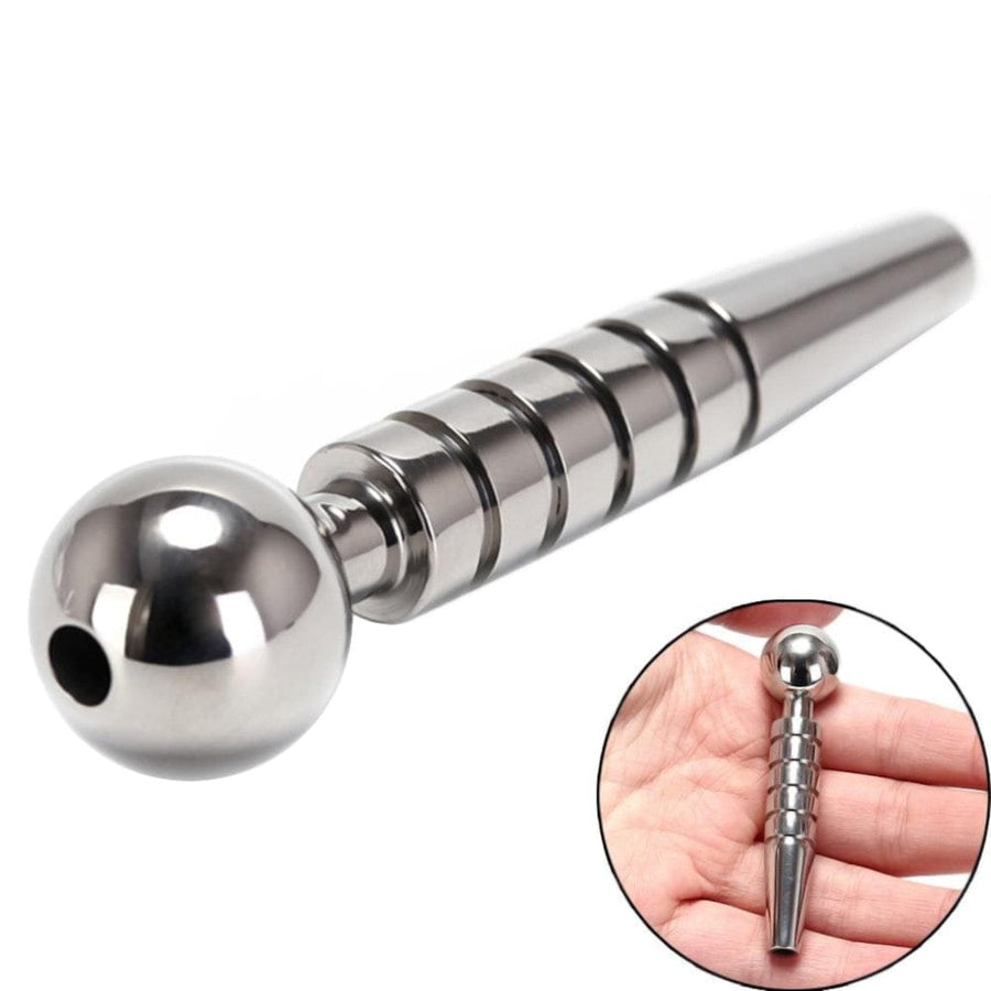 Ribbed Hollow Penis Plug, gallery view 2