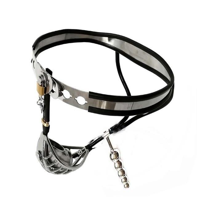 Stainless Steel Chastity Belt, gallery view 2
