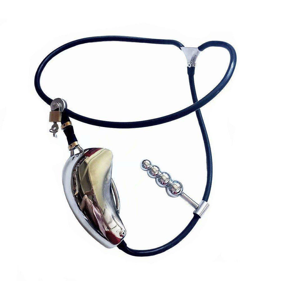 Stainless Steel Chastity Belt, gallery view 4