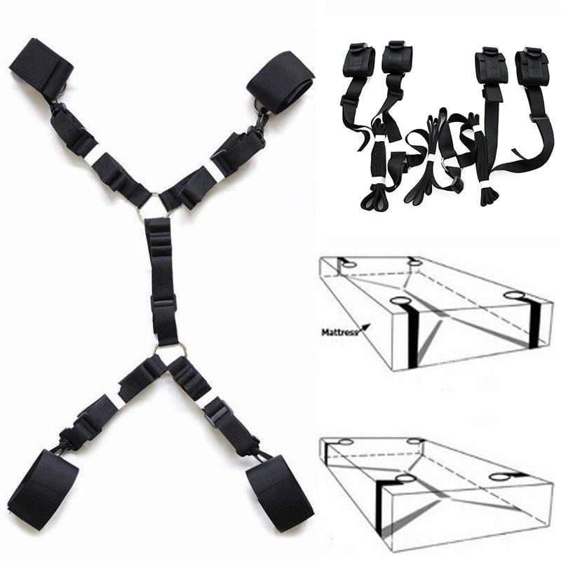 Under Bed Sissy Bondage Restraint Set BDSM product view