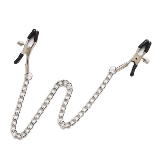 BDSM Erotic Nipple Clamps With Chain product view