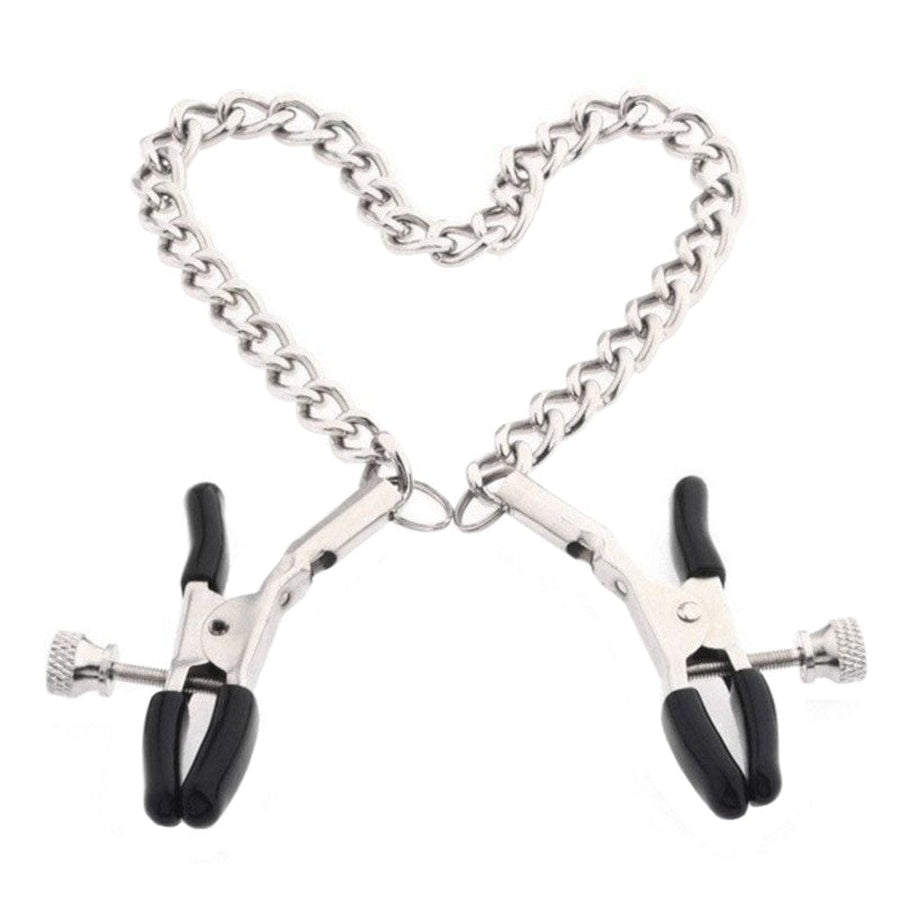 BDSM Erotic Nipple Clamps With Chain, gallery view 4