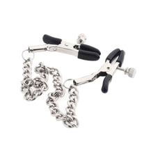 Load image into Gallery viewer, BDSM Erotic Nipple Clamps With Chain
