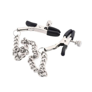 BDSM Erotic Nipple Clamps With Chain