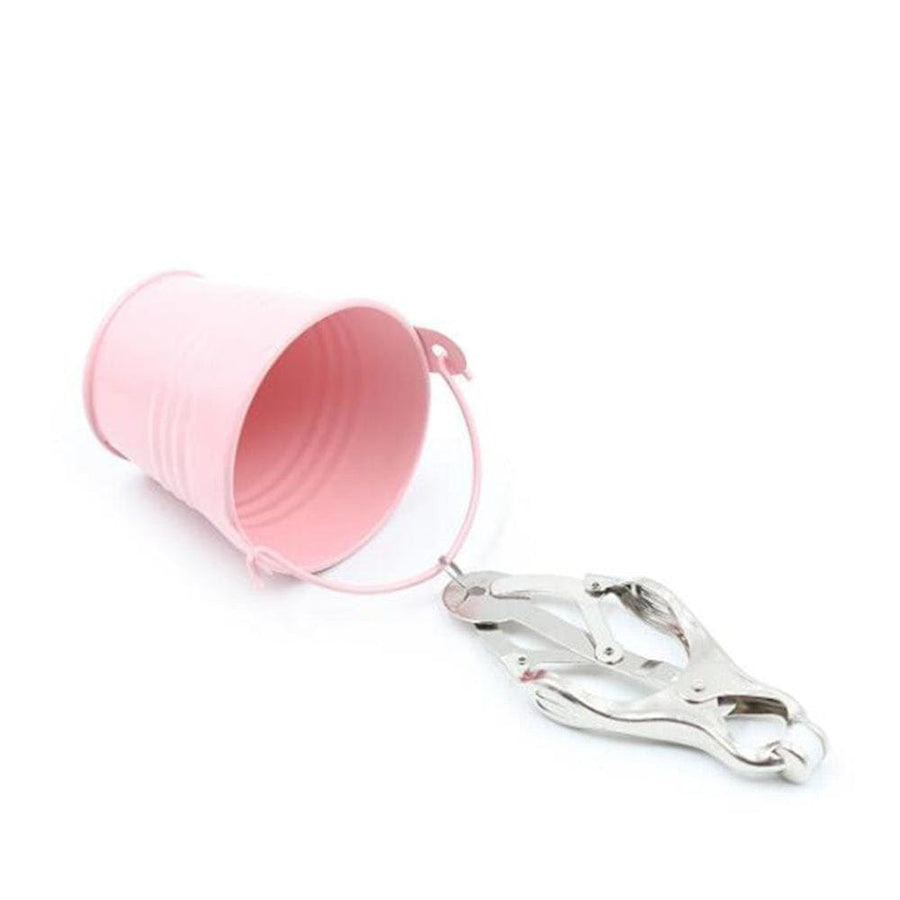 BDSM Colored Bucket Butterfly Nipple Clamps, gallery view 6