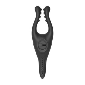 Pince à clitoris vibrante en silicone BDSM