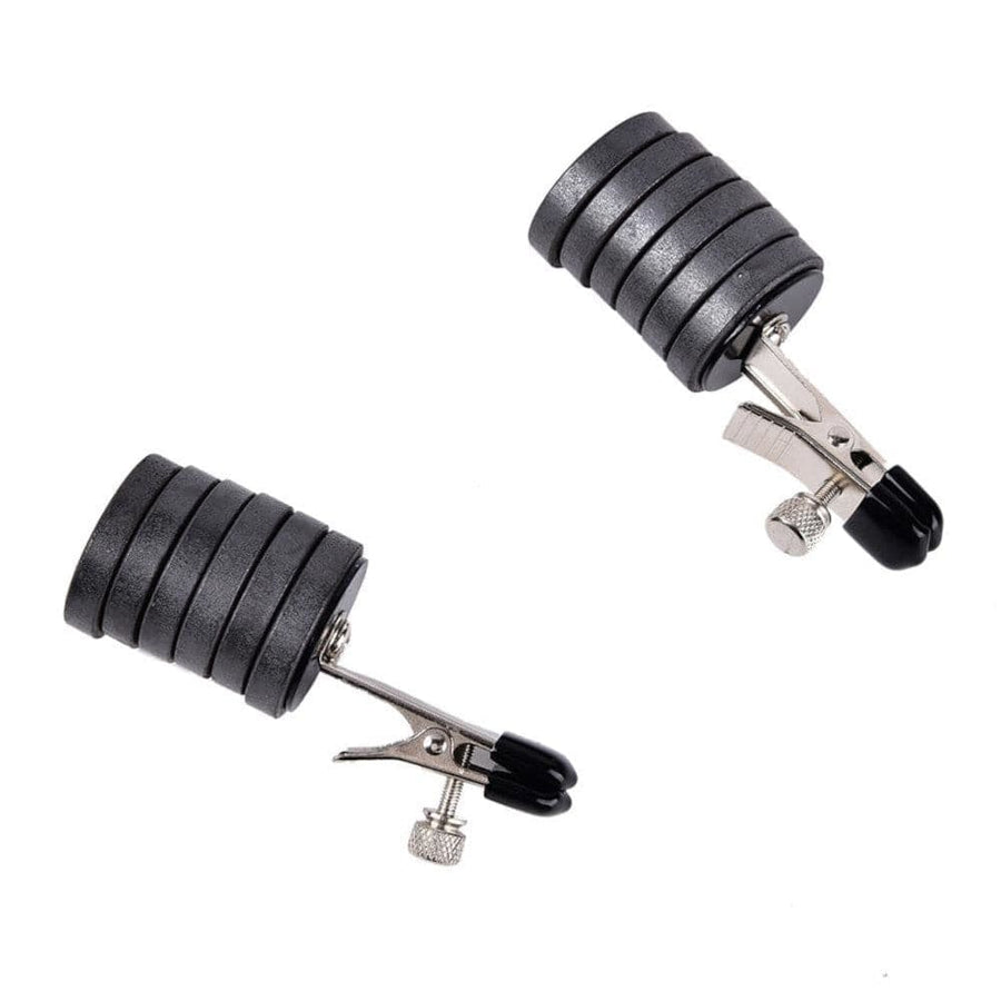 BDSM Magnetic Discs Weigthed Nipple Clamps, gallery view 4