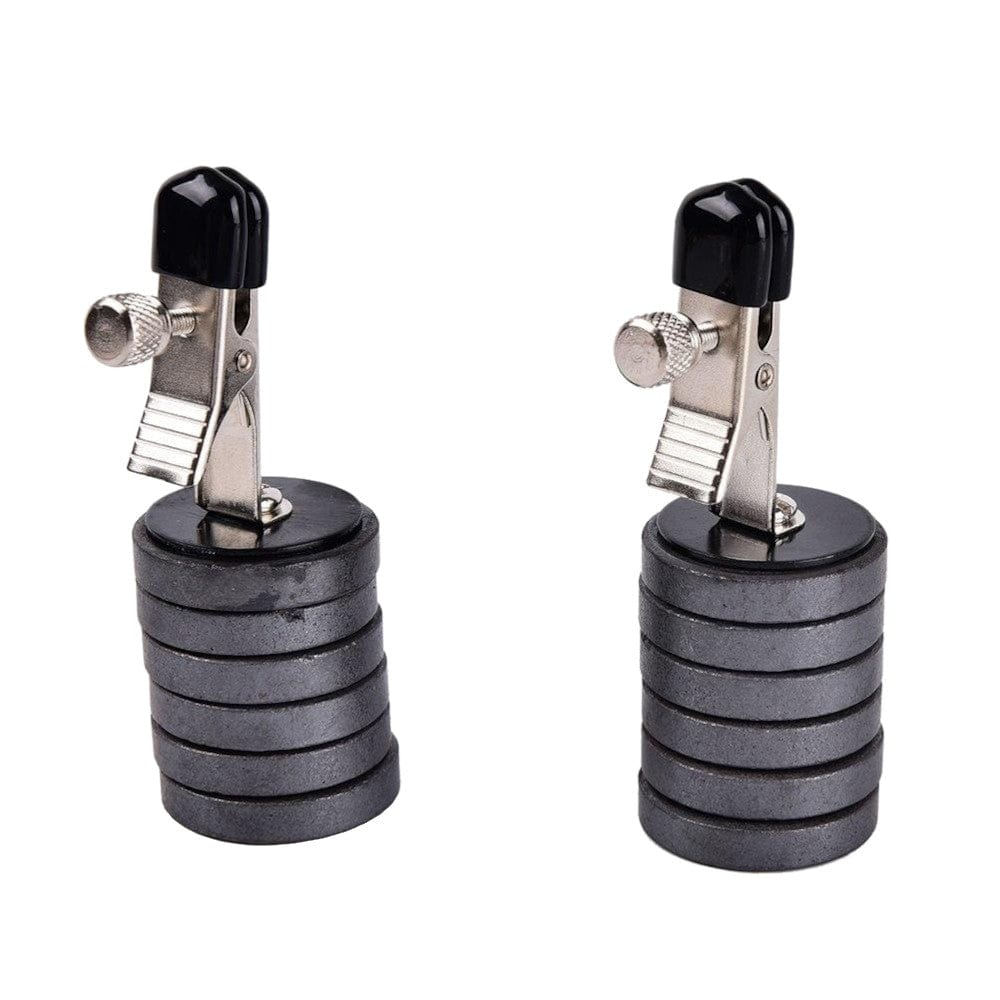 BDSM Magnetic Discs Weigthed Nipple Clamps