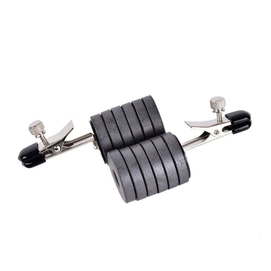 BDSM Magnetic Discs Weigthed Nipple Clamps, gallery view 7