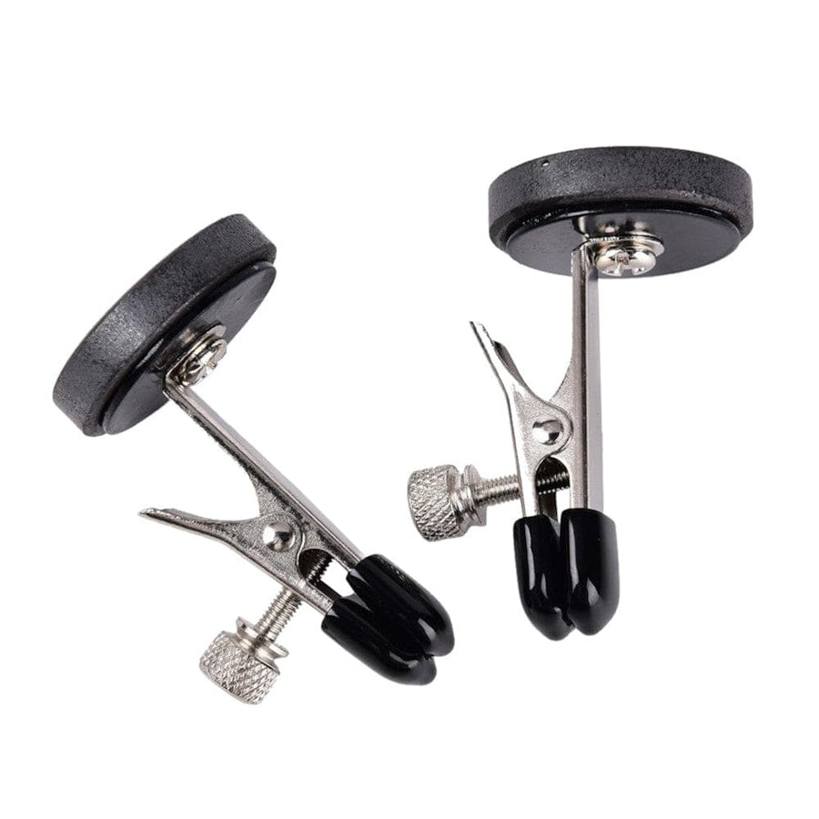 BDSM Magnetic Discs Weigthed Nipple Clamps, gallery view 5