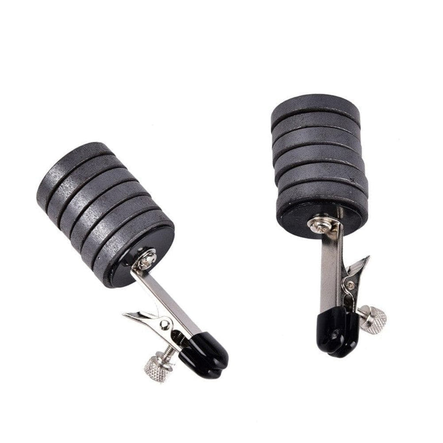 BDSM Magnetic Discs Weigthed Nipple Clamps, gallery view 9
