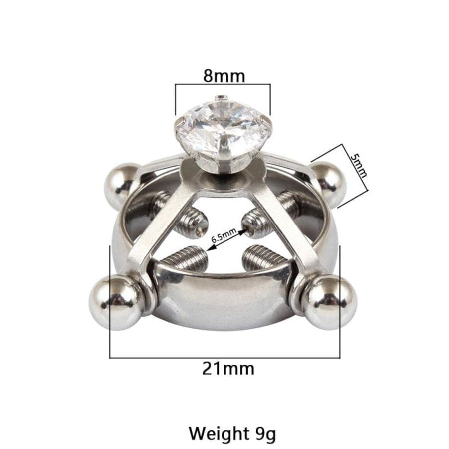 BDSM Fancy Nipple Screws, gallery view 7