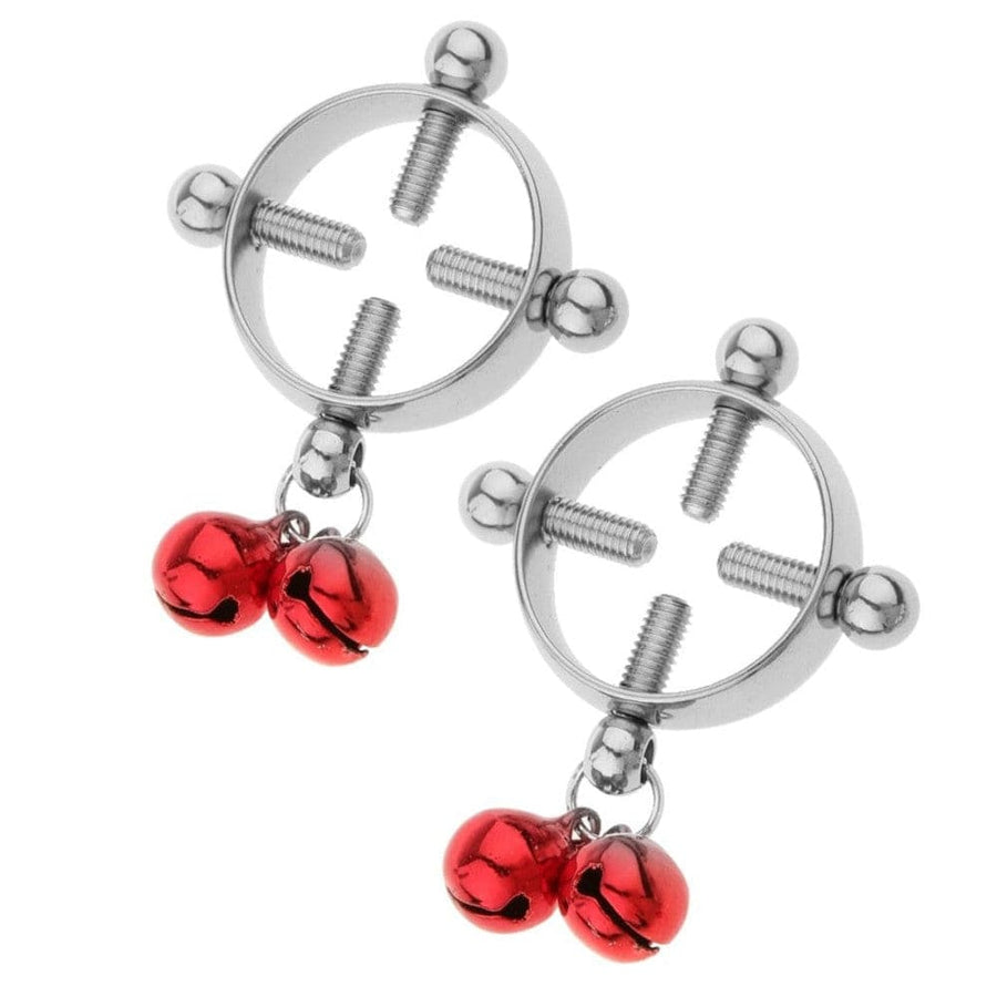 BDSM Colored Bell Pendant Nipple Screws, gallery view 5
