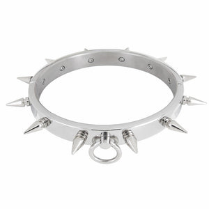 Unterwürfige Spiked Choker Halskette BDSM DDLG