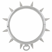 Lade das Bild in den Galerie-Viewer, Unterwürfige Spiked Choker Halskette BDSM DDLG
