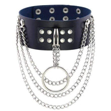 Load image into Gallery viewer, Multilayer Gothic Appeal Leather Choker
