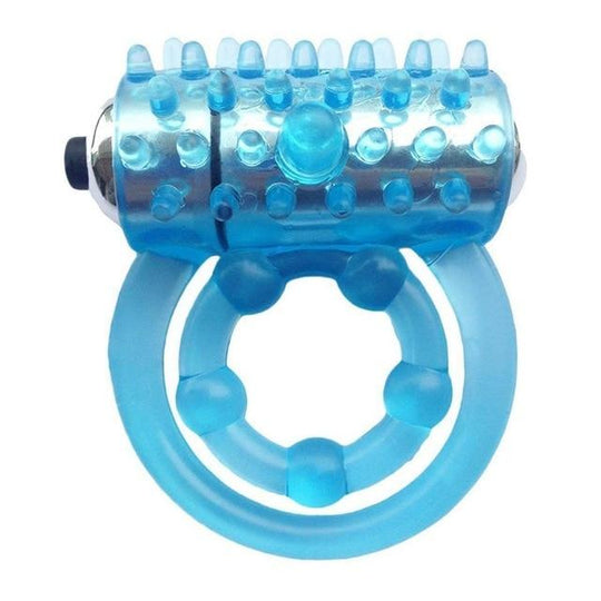 Intimacy-Enhancing Vibrating Cock and Ball Ring BDSM product view