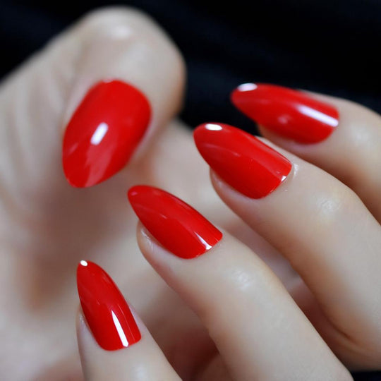 Red Sissy Faux Nails BDSM product view