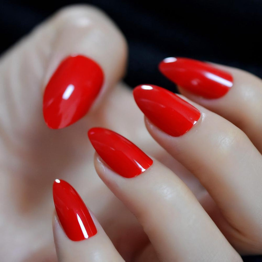 Red Sissy Faux Nails BDSM product view