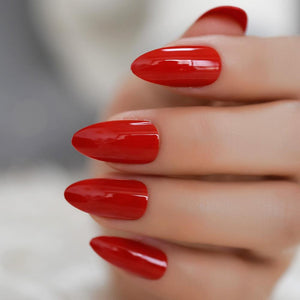 Red Sissy Faux Nails BDSM